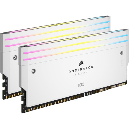 CORSAIR Dominator Titanium DDR5 RGB Kit de Mejora de La Iluminación – 2X Módulos – 0 GB RAM – CORSAIR Compatible con iCUE –
