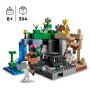 LEGO Minecraft La Mazmorra del Esqueleto, Juguete para Niños y Niñas de 8 Años o Más con Cuevas, Estalactitas, Ballesta y