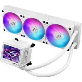 ASUS ROG Ryujin III 360 ARGB Extreme White Sistema de refrigeración AiO con Bomba Asetek Gen8 V2, Ventiladores magnéticos