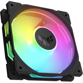 ASUS TUF Gaming TR120 ARGB Reverse Single Pack Black Edition - Ventiladores de 120 mm (marco de 28 mm, presión estática a 2,75