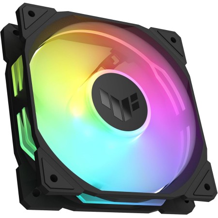 ASUS TUF Gaming TR120 ARGB Reverse Single Pack Black Edition - Ventiladores de 120 mm (marco de 28 mm, presión estática a 2,75
