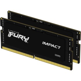 Kingston Fury Impact PnP 32GB (2x16GB) 5600MT/S DDR5 CL40 SODIMM Memoria Gamer para Portátil Kit de 2 - KF556S40IBK2-32