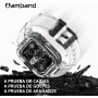 amBand Funda Protector de Pantalla Compatible con Apple Watch Ultra 2/1 49mm, M1 Sport Series Correa Resistente y 2 Paquetes de