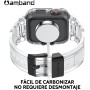 amBand Funda Protector de Pantalla Compatible con Apple Watch Ultra 2/1 49mm, M1 Sport Series Correa Resistente y 2 Paquetes de