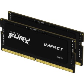 Kingston Fury Impact PnP 32GB (2x16GB) 5600MT/S DDR5 CL40 SODIMM Memoria Gamer para Portátil Kit de 2 - KF556S40IBK2-32