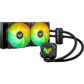 ASUS TUF Gaming LC II 240 ARGB - Sistema de refrigeración líquida (Aura Sync y dos ventiladores de radiador TUF Gaming ARGB de