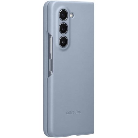 Samsung Galaxy Official - Funda de Piel ecológica para Z Fold5, Color Azul