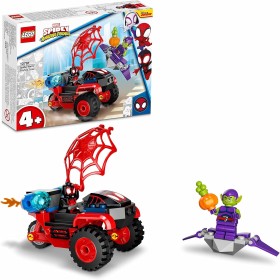 LEGO 10781 Marvel Spidey y su Superequipo Miles Morales: Tecnotrike de Spider-Man, Juguete para Niños y Niñas de 4+ Años