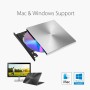 Asus ZenDrive U8M - Grabadora DVD Externa Ultrafina con Interfaz USB de Tipo C, Compatible con Windows y Mac OS, Soporte M-Disc,