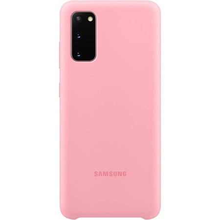 Samsung - Funda de silicona para Galaxy S20, gris