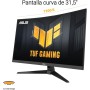 ASUS TUF Gaming VG32WQ3B Monitor Gaming QHD de 31.5 Pulgadas, Curvo, 180 Hz, ELMB, FreeSync, Tiempo de Respuesta de 0.5 ms, 90%