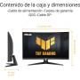 ASUS TUF Gaming VG32WQ3B Monitor Gaming QHD de 31.5 Pulgadas, Curvo, 180 Hz, ELMB, FreeSync, Tiempo de Respuesta de 0.5 ms, 90%
