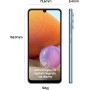 SAMSUNG Galaxy A32 - Smartphone 128GB, 4GB RAM, Dual Sim, Blue