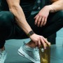 Upeak Silicona Correa Compatible con Correa Apple Watch 44mm 45mm 46mm 42mm 49mm, Pulsera Transpirable con Hebilla de Doble