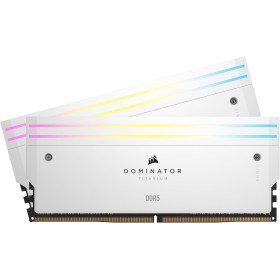CORSAIR Dominator Titanium RGB DDR5 RAM 96GB (2x48GB) DDR5 6600MHz CL32 Intel XMP Memoria de Ordenador Compatible con iCUE -