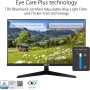 ASUS Monitor de juegos VY279HGE Eye Care 27" FHD (IPS, 144Hz, SmoothMotion, 1ms (MPRT), FreeSync Premium, tecnología Eye Care