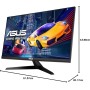ASUS Monitor de juegos VY279HGE Eye Care 27" FHD (IPS, 144Hz, SmoothMotion, 1ms (MPRT), FreeSync Premium, tecnología Eye Care