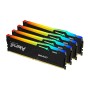 Kingston FURY Beast Negro RGB XMP 128GB 5600MT/s DDR5 CL40 DIMM Memoria gamer para Ordenadores de sobremesa Kit de 4 -