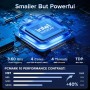 NiPoGi Mini PC E1 Twin Lake N150 (Βeat N100,3,6 GHz) 16 GB RAM/512GB M.2 SSD W-11 Pro, HDMI 2.0+DP 1.4 Mini Ordenador de