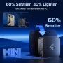 NiPoGi Mini PC E1 Twin Lake N150 (Βeat N100,3,6 GHz) 16 GB RAM/512GB M.2 SSD W-11 Pro, HDMI 2.0+DP 1.4 Mini Ordenador de
