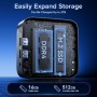 NiPoGi Mini PC E1 Twin Lake N150 (Βeat N100,3,6 GHz) 16 GB RAM/512GB M.2 SSD W-11 Pro, HDMI 2.0+DP 1.4 Mini Ordenador de