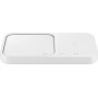 Samsung Wireless Charger Duo Fast Charging 2.0 con Power Adaper 25W, Blanco