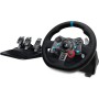 Playstation Gran Turismo 7 [PS5] + Logitech G29 Driving Force Volante de Carreras y Pedales Ajustables, Force Feedback, Aluminio