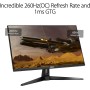 ASUS TUF Gaming VG27AQM1A - Monitor Gaming de 27 Pulgadas, QHD (2560x1440), 260Hz (OC), ELMB Sync, 1ms (GTG), Freesync Premium,