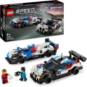 LEGO Speed Champions Coches de Carreras BMW M4 GT3 y BMW M Hybrid V8 Vehículos de Juguete, 2 Maquetas de Construcción y 2