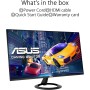 ASUS VZ24EHF Eye Care Monitor Gaming 24 pulgadas (IPS, Full HD, sin marcos, 100 Hz, sincronización adaptativa, 1 ms MPRT, HDMI,