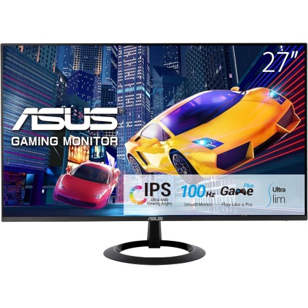 ASUS VZ27EHF Eye Care Monitor Gaming 27 pulgadas (IPS, Full HD, sin marcos, 100 Hz, sincronización adaptativa, 1 ms MPRT, HDMI,
