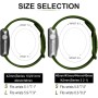 Upeak Silicona Correa Compatible con Correa Apple Watch 44mm 45mm 46mm 42mm 49mm, Pulsera Transpirable con Hebilla de Doble