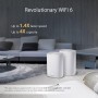 ASUS ZenWiFi XP4 Whole Home Mesh WiFi 6 System (2 Pack Blanco): Cobertura hasta de 410m2, configuración sencilla, seguridad de