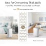 ASUS ZenWiFi XP4 Whole Home Mesh WiFi 6 System (2 Pack Blanco): Cobertura hasta de 410m2, configuración sencilla, seguridad de