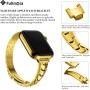 Fullmosa Correa para Apple Watch Acero Inoxidable 40mm 42mm 38mm 41mm para Mujeres, Pulseras de Repuesto de Metal Compatible con