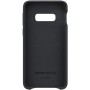 Samsung EF-VG970LBEGWW Leather Cover, Funda oficial para Samsung Galaxy 10e, Negro