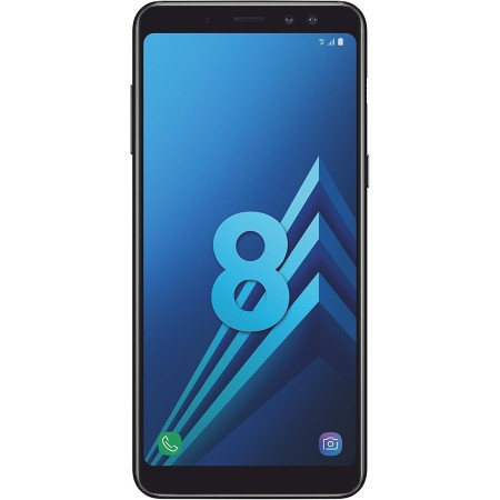 Samsung Galaxy A8 (2018) SM-A530F 4G Negro - Smartphone (14,2 cm (5.6"), 4 GB, 16 MP, Android, 7.1.1, Negro)- Versión Extranjera