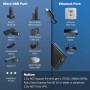 Adaptador Ethernet para Fire TV Stick, Adaptador de Red Micro USB a RJ45 Ethernet Compatible con 4K Fire Stick, Chromecast