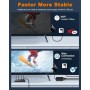 Adaptador Ethernet para Fire TV Stick, Adaptador Ethernet Micro USB a RJ45 para Amazon Fire Stick 4K, Fire TV Stick 4k más