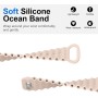 Astorgos Correa Ocean Compatible con Apple Watch Ultra 2 49mm 46mm 45mm 44mm 42mm, Pulsera Deportiva de Silicona Suave de