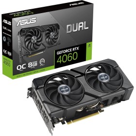ASUS Dual GeForce RTX 4060 EVO OC Edition 8GB GDDR6 (PCIe 4.0, 8GB GDDR6, DLSS 3, HDMI 2.1a, DisplayPort 1.4a, diseño de