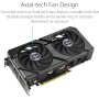 ASUS Dual GeForce RTX 4060 EVO OC Edition 8GB GDDR6 (PCIe 4.0, 8GB GDDR6, DLSS 3, HDMI 2.1a, DisplayPort 1.4a, diseño de