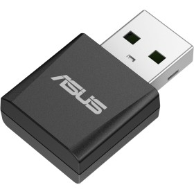 ASUS USB-BE92 Nano - Adaptador USB Nano WiFi 7 BE6500 tribanda, Banda de 6 GHz, Compatible con 4096-QAM, Plug and Play,