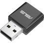 ASUS USB-BE92 Nano - Adaptador USB Nano WiFi 7 BE6500 tribanda, Banda de 6 GHz, Compatible con 4096-QAM, Plug and Play,