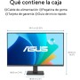 ASUS VA249QG Monitor Eye Care Gaming 24 Pulgadas, IPS, Full HD, 99% sRGB, sin Marco, 120 Hz, Adaptive-Sync, MPRT de 1 ms, HDMI,