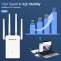 NEWFAST-repetidor WiFi de 300/1200Mbps, enrutador inalámbrico doméstic