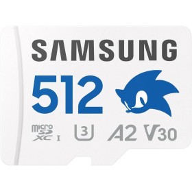 Samsung Tarjeta microSD Sonic Pro Plus para Consola de Juegos, Tarjeta de Memoria 512 GB, UHS-I U3, Full HD y 4K UHD, hasta 180