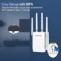 NEWFAST-repetidor WiFi de 300/1200Mbps, enrutador inalámbrico doméstic