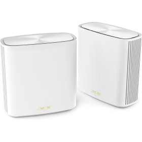 ASUS ZenWiFi XD6S Whole Home Mesh WiFi 6 System AX5400 (2 Pack Blanco) Cobertura hasta de 501 m2 (4+ habitaciones),
