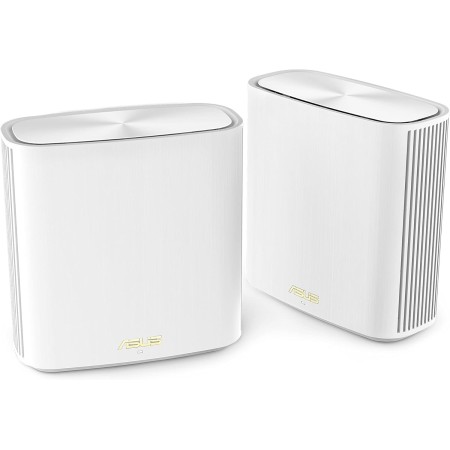 ASUS ZenWiFi XD6S Whole Home Mesh WiFi 6 System AX5400 (2 Pack Blanco) Cobertura hasta de 501 m2 (4+ habitaciones),